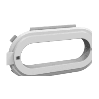 Reinforced hand-hole protector clip